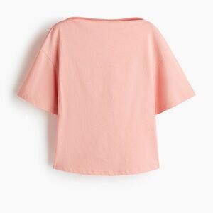 H&M Boat-neck Cotton Top